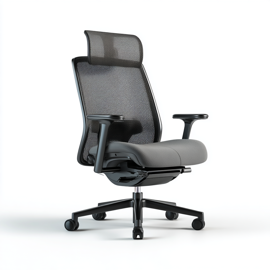Zero-Gravity Ergonomic Office Chair with Retractable Footrest