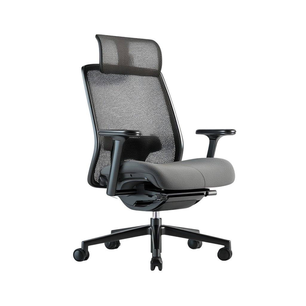 Zero-Gravity Ergonomic Office Chair with Retractable Footrest